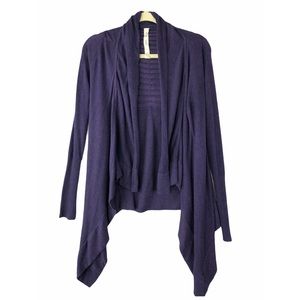 Lululemon Live Healthy Wrap Sweater in Purple, Size 4